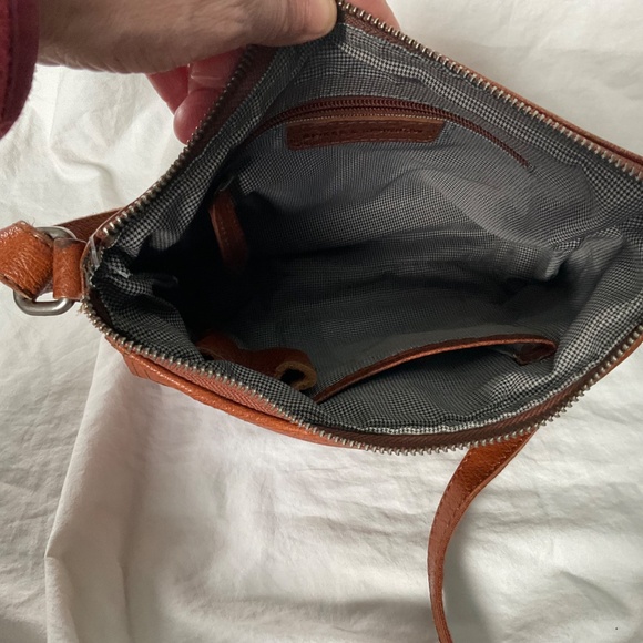 Brown Leather Crossbody Bag - Picture 9 of 10